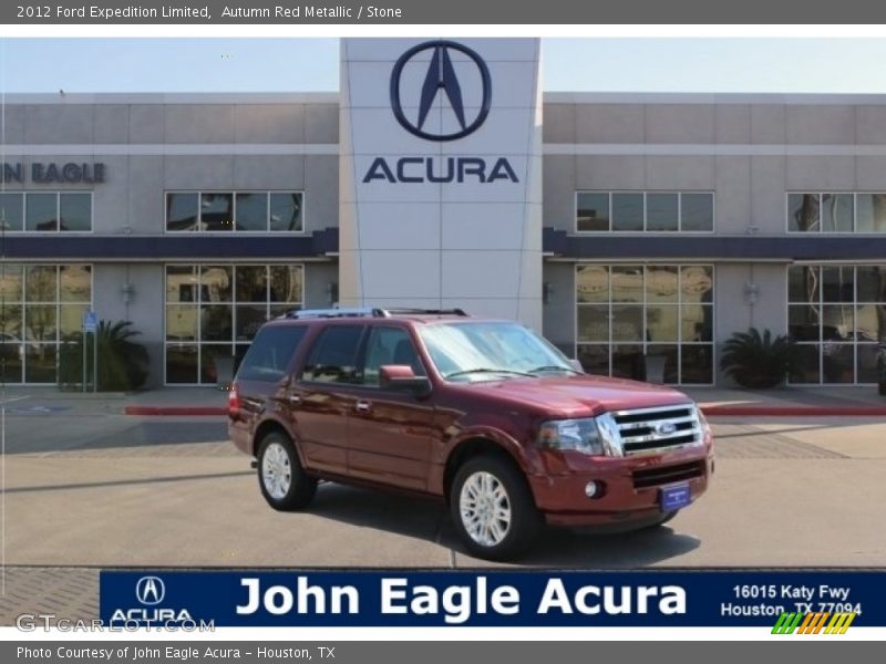 Autumn Red Metallic / Stone 2012 Ford Expedition Limited