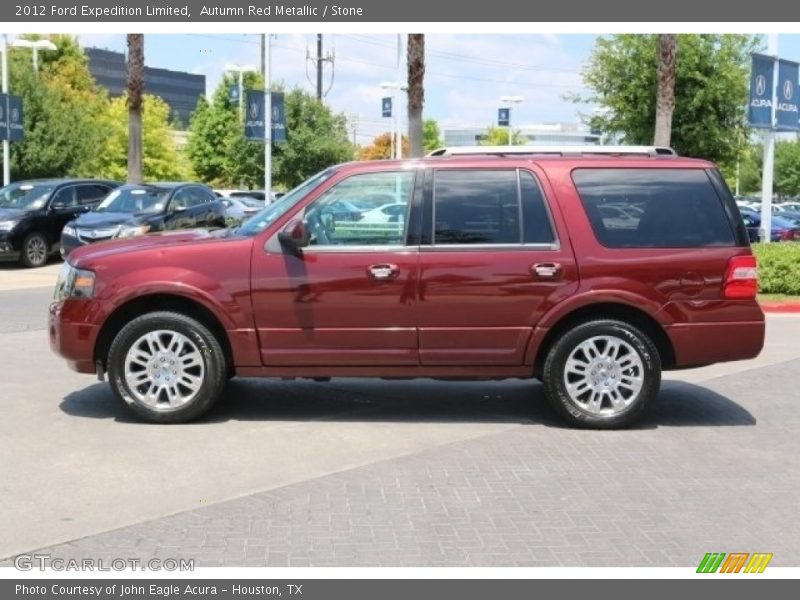 Autumn Red Metallic / Stone 2012 Ford Expedition Limited