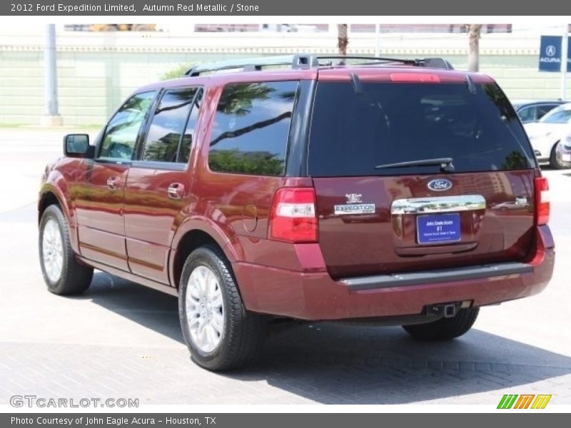 Autumn Red Metallic / Stone 2012 Ford Expedition Limited