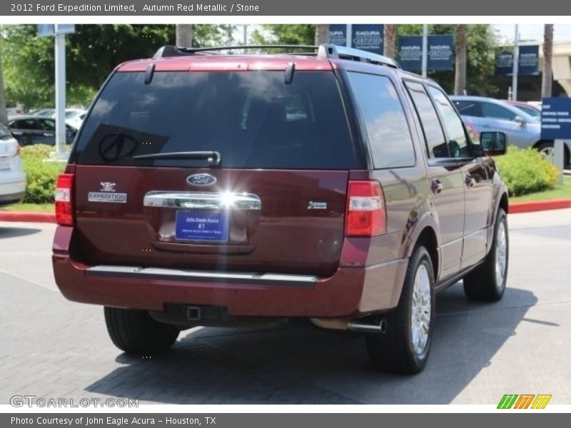 Autumn Red Metallic / Stone 2012 Ford Expedition Limited