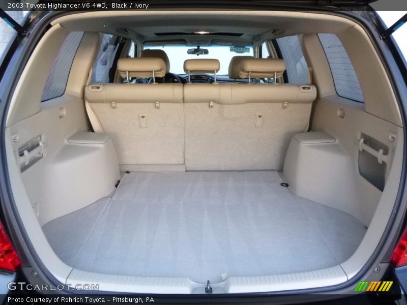 Black / Ivory 2003 Toyota Highlander V6 4WD