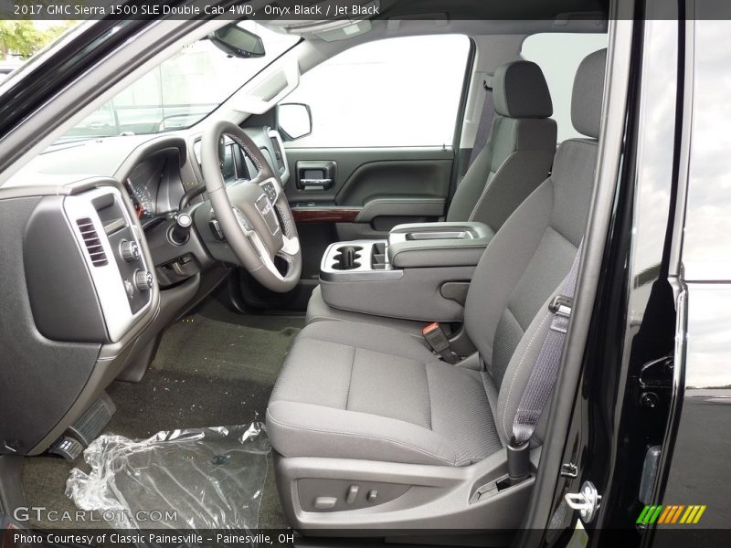 2017 Sierra 1500 SLE Double Cab 4WD Jet Black Interior