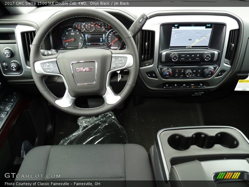 Onyx Black / Jet Black 2017 GMC Sierra 1500 SLE Double Cab 4WD