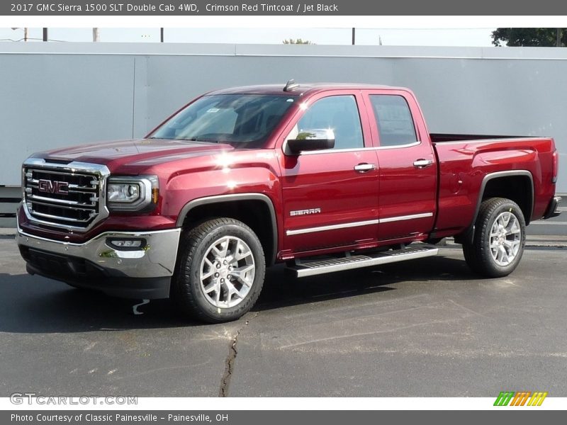 Front 3/4 View of 2017 Sierra 1500 SLT Double Cab 4WD