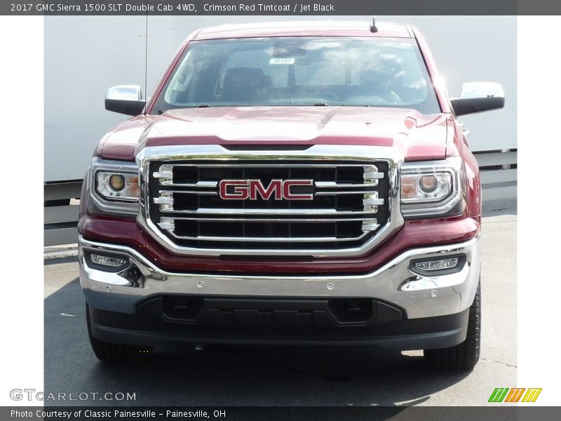 Crimson Red Tintcoat / Jet Black 2017 GMC Sierra 1500 SLT Double Cab 4WD