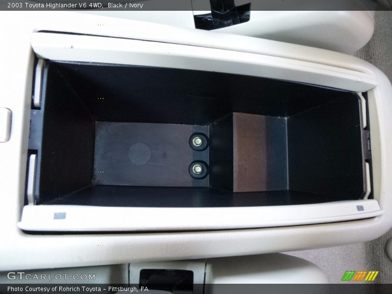 Black / Ivory 2003 Toyota Highlander V6 4WD