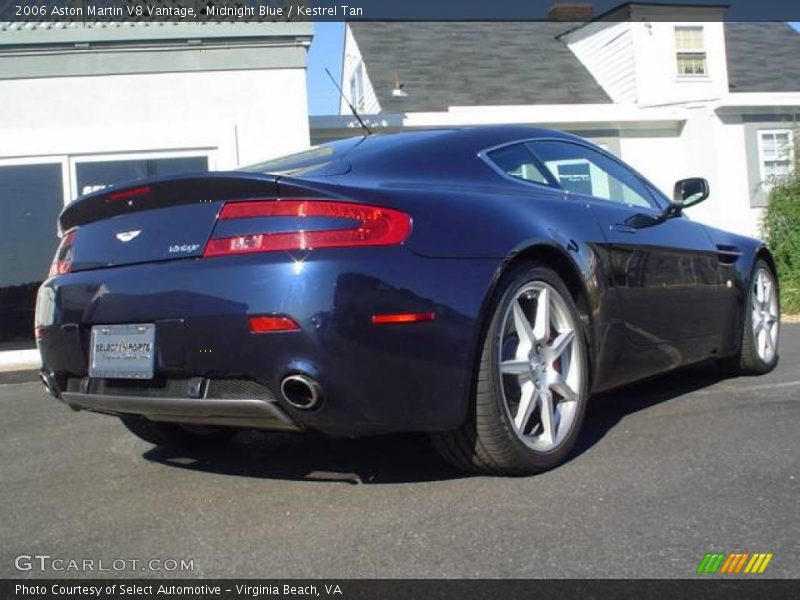 Midnight Blue / Kestrel Tan 2006 Aston Martin V8 Vantage