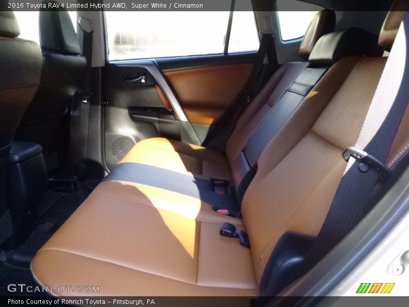 Super White / Cinnamon 2016 Toyota RAV4 Limited Hybrid AWD