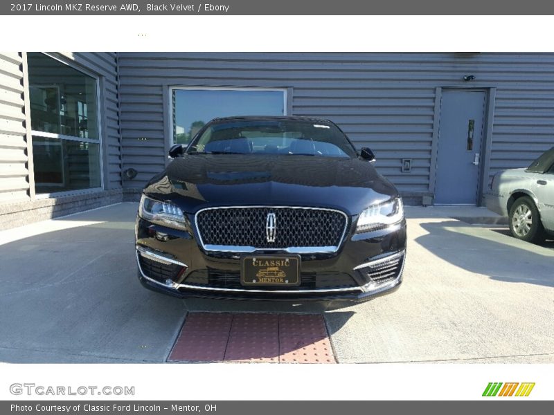 Black Velvet / Ebony 2017 Lincoln MKZ Reserve AWD