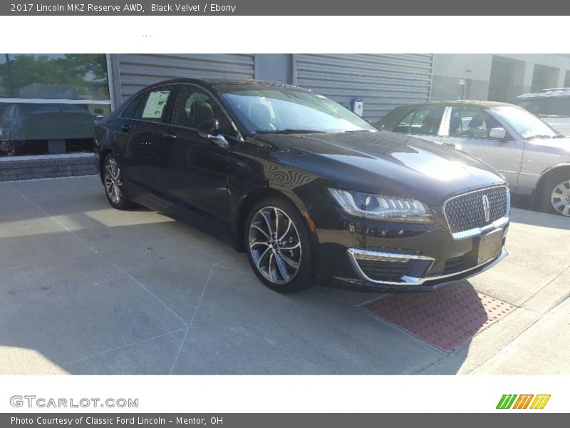 Black Velvet / Ebony 2017 Lincoln MKZ Reserve AWD