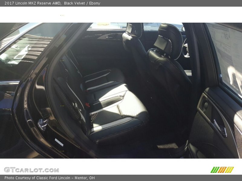 Black Velvet / Ebony 2017 Lincoln MKZ Reserve AWD