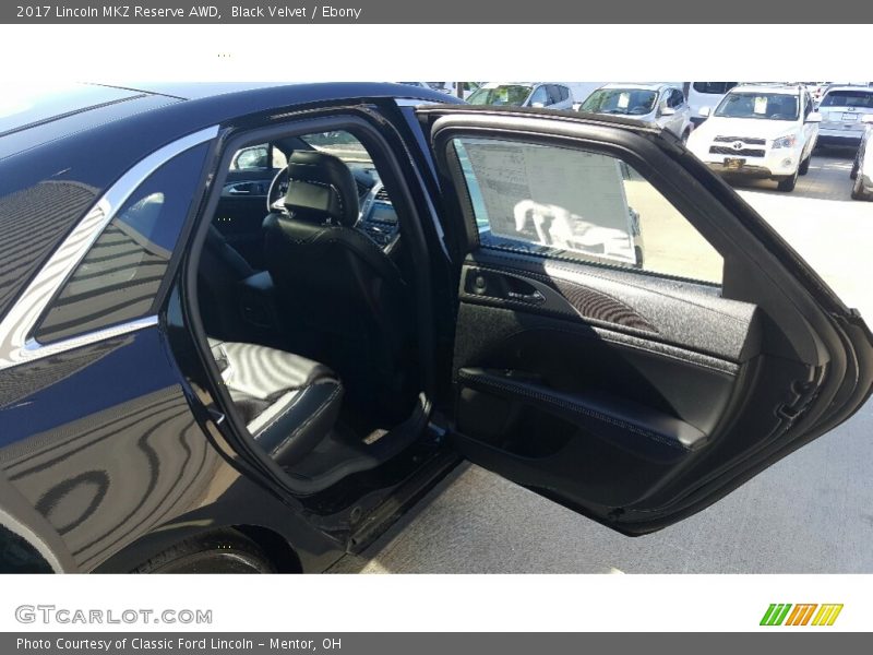 Black Velvet / Ebony 2017 Lincoln MKZ Reserve AWD