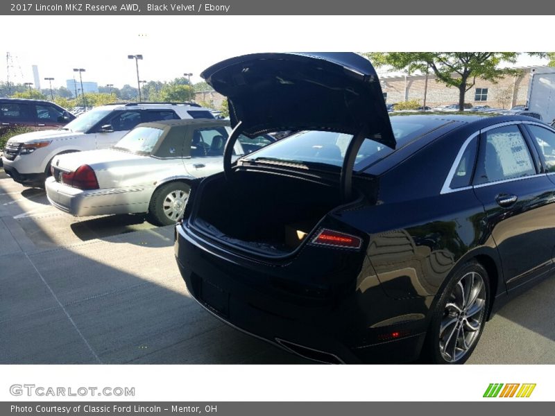 Black Velvet / Ebony 2017 Lincoln MKZ Reserve AWD