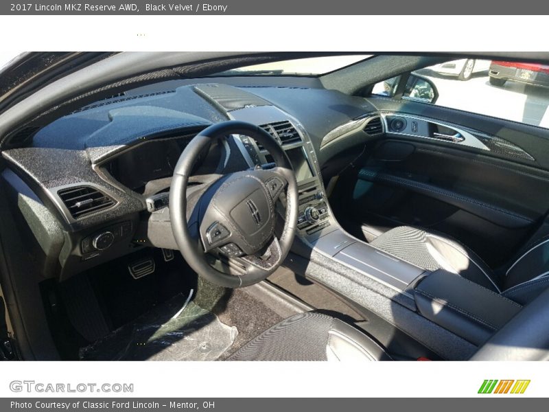  2017 MKZ Reserve AWD Ebony Interior