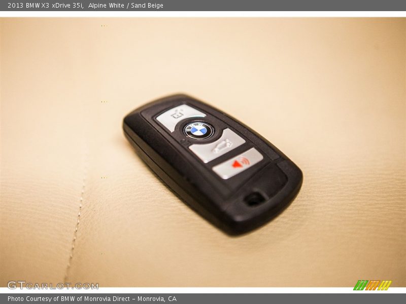 Alpine White / Sand Beige 2013 BMW X3 xDrive 35i