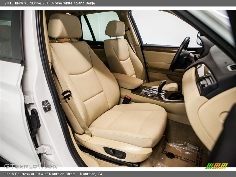 Alpine White / Sand Beige 2013 BMW X3 xDrive 35i