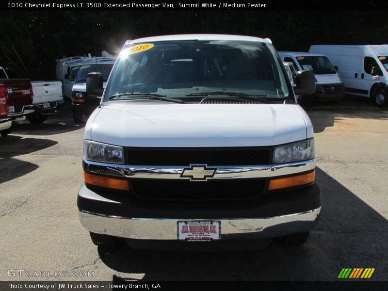 Summit White / Medium Pewter 2010 Chevrolet Express LT 3500 Extended Passenger Van