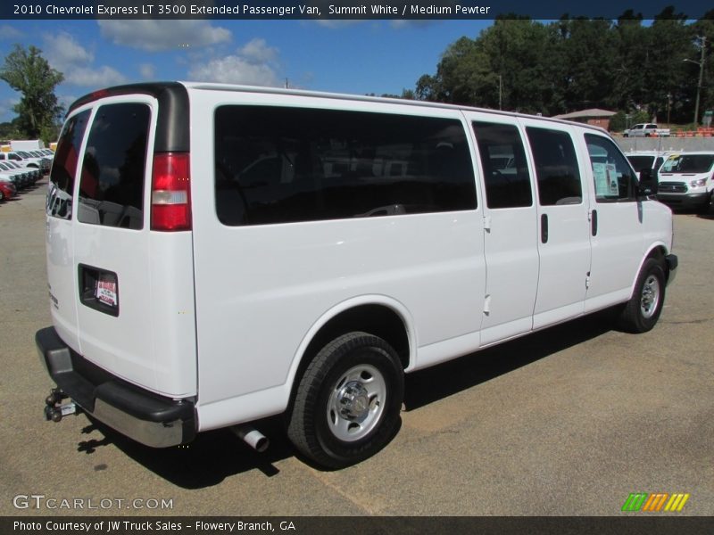 Summit White / Medium Pewter 2010 Chevrolet Express LT 3500 Extended Passenger Van