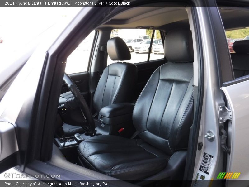 Moonstone Silver / Cocoa Black 2011 Hyundai Santa Fe Limited AWD