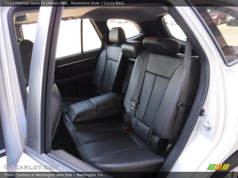 Moonstone Silver / Cocoa Black 2011 Hyundai Santa Fe Limited AWD