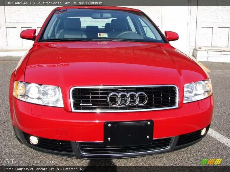 Amulet Red / Platinum 2003 Audi A4 1.8T quattro Sedan