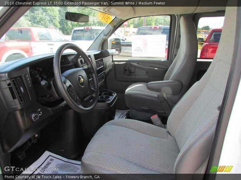 Summit White / Medium Pewter 2010 Chevrolet Express LT 3500 Extended Passenger Van