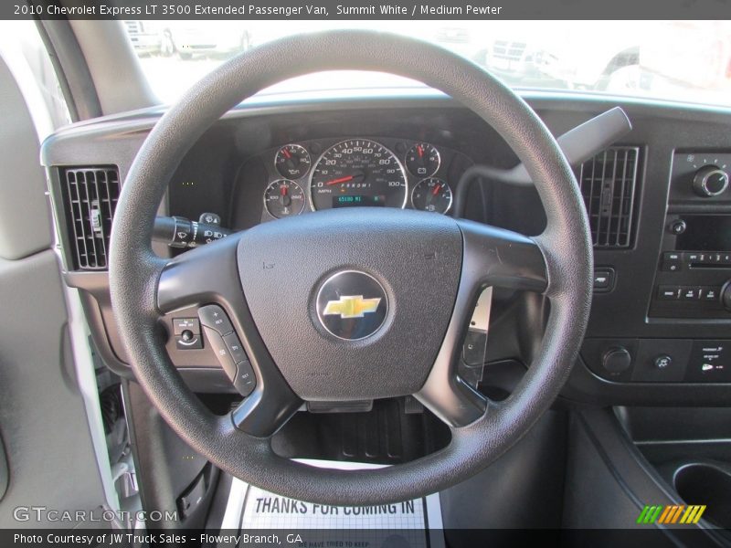 Summit White / Medium Pewter 2010 Chevrolet Express LT 3500 Extended Passenger Van