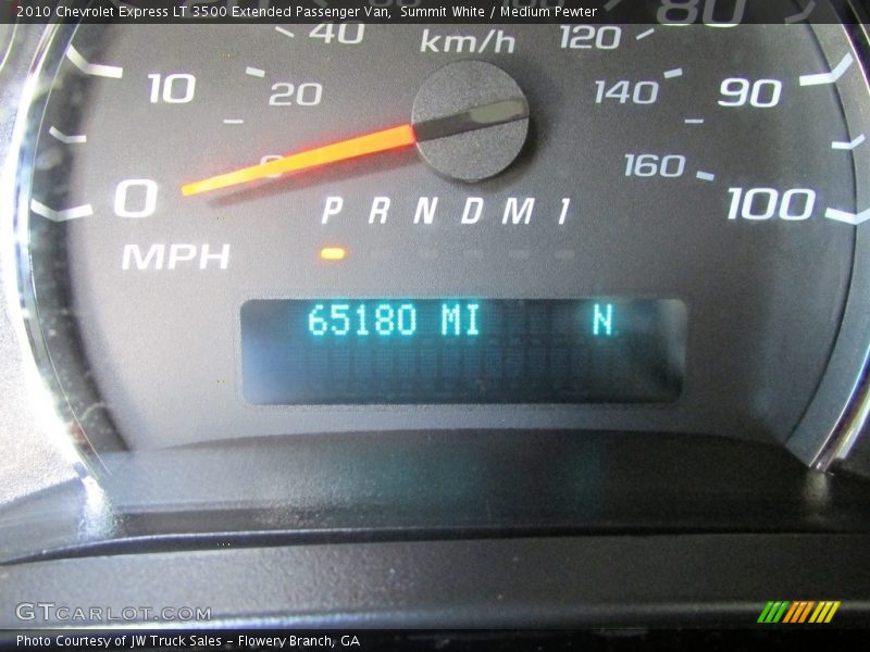 Summit White / Medium Pewter 2010 Chevrolet Express LT 3500 Extended Passenger Van