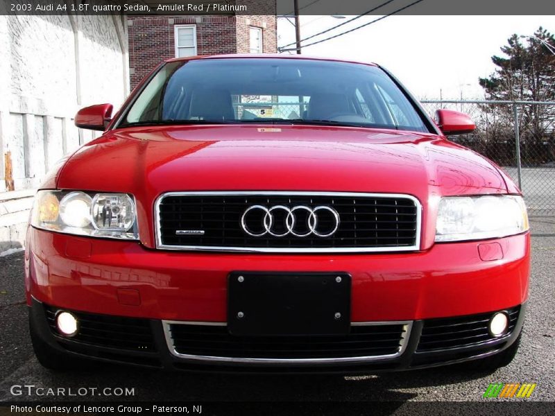 Amulet Red / Platinum 2003 Audi A4 1.8T quattro Sedan