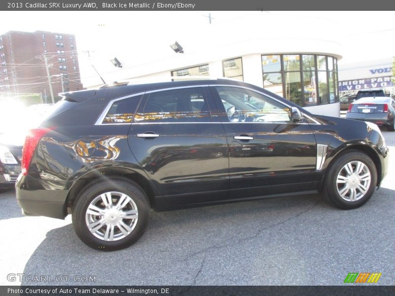 Black Ice Metallic / Ebony/Ebony 2013 Cadillac SRX Luxury AWD
