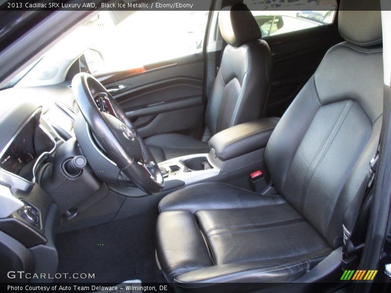Black Ice Metallic / Ebony/Ebony 2013 Cadillac SRX Luxury AWD