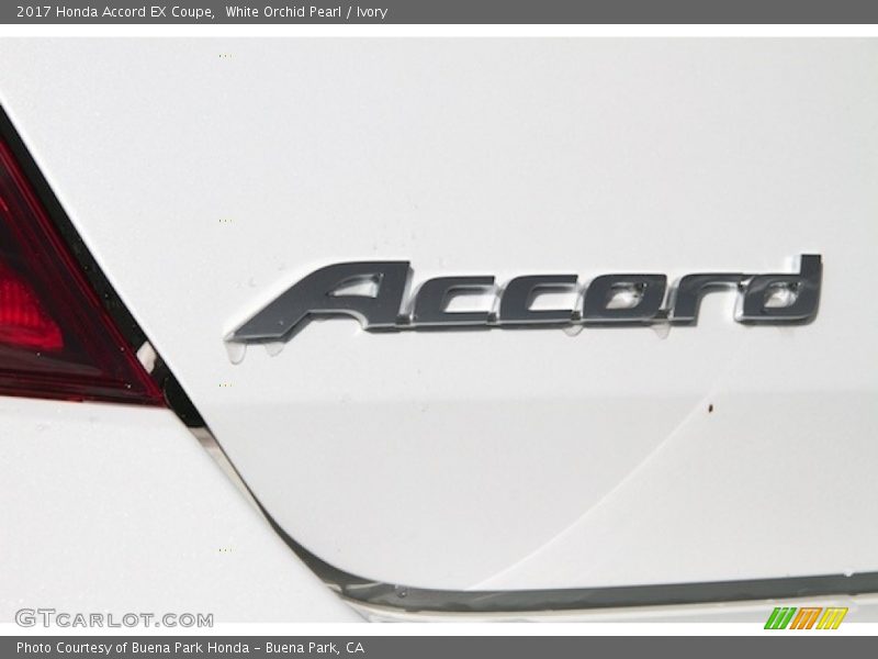 White Orchid Pearl / Ivory 2017 Honda Accord EX Coupe