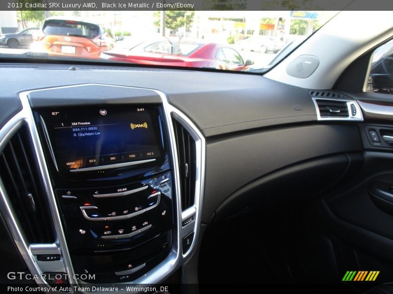 Black Ice Metallic / Ebony/Ebony 2013 Cadillac SRX Luxury AWD