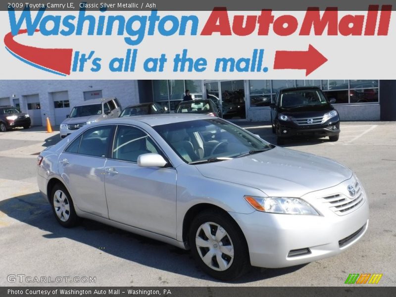 Classic Silver Metallic / Ash 2009 Toyota Camry LE