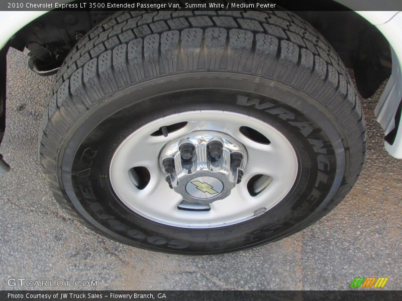 Summit White / Medium Pewter 2010 Chevrolet Express LT 3500 Extended Passenger Van