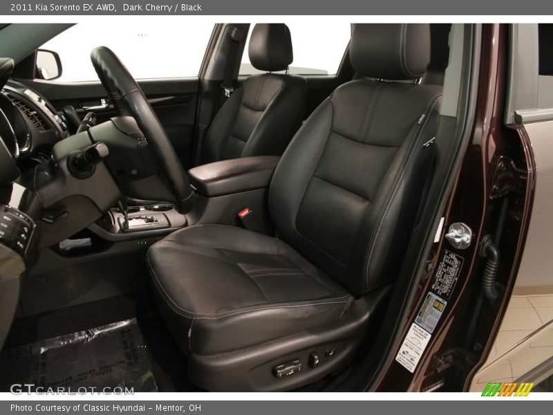 Dark Cherry / Black 2011 Kia Sorento EX AWD