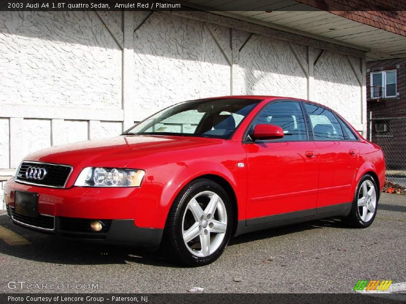Amulet Red / Platinum 2003 Audi A4 1.8T quattro Sedan