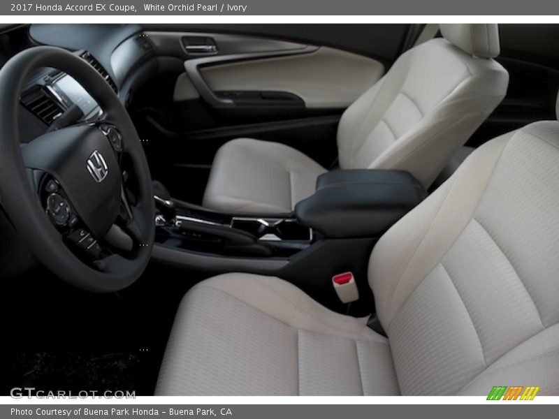 White Orchid Pearl / Ivory 2017 Honda Accord EX Coupe