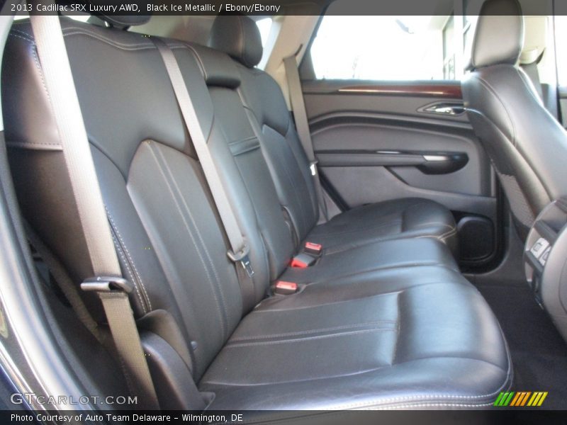 Black Ice Metallic / Ebony/Ebony 2013 Cadillac SRX Luxury AWD