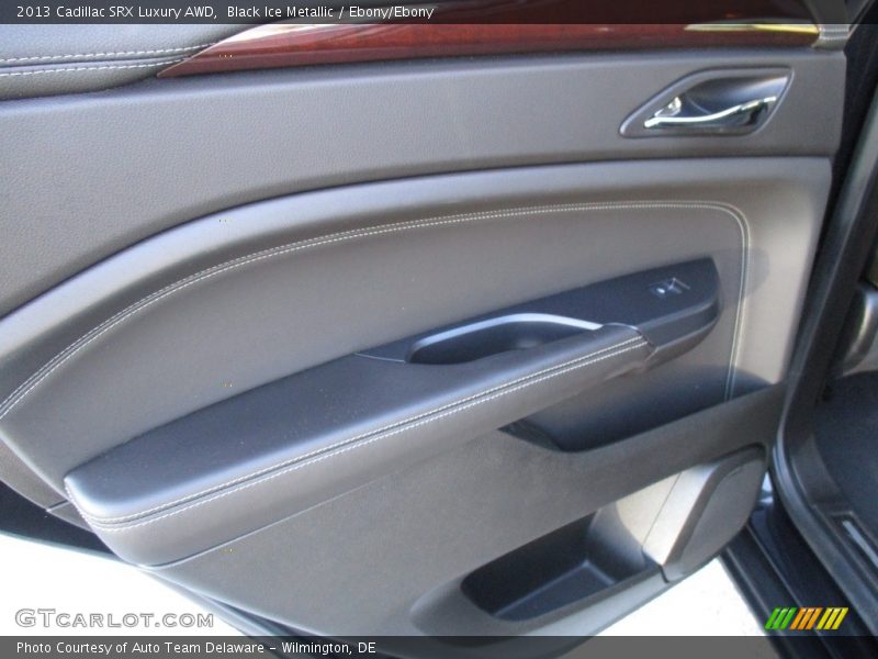 Black Ice Metallic / Ebony/Ebony 2013 Cadillac SRX Luxury AWD
