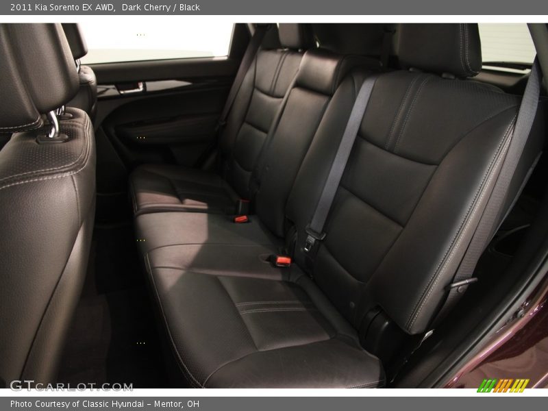 Dark Cherry / Black 2011 Kia Sorento EX AWD