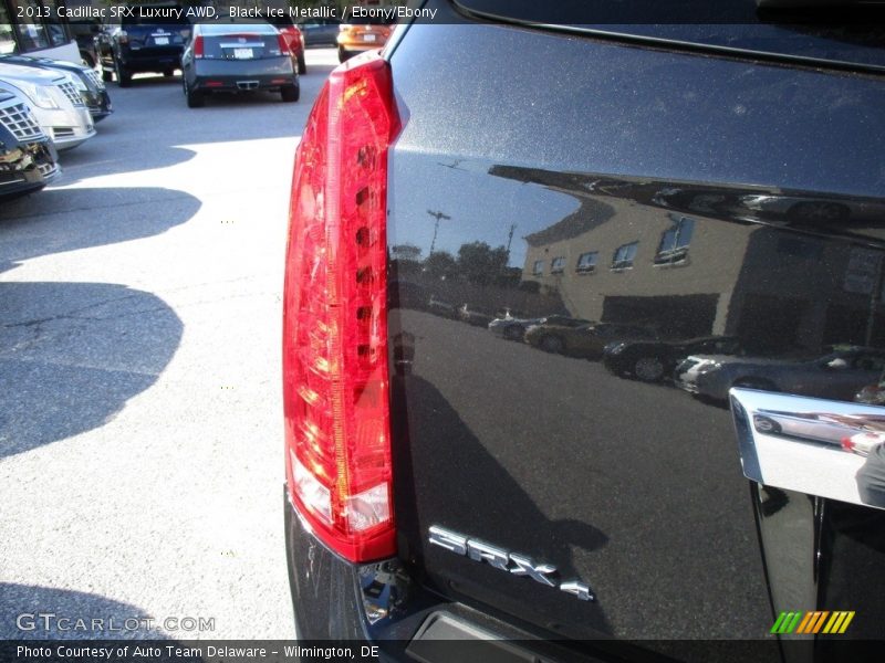 Black Ice Metallic / Ebony/Ebony 2013 Cadillac SRX Luxury AWD