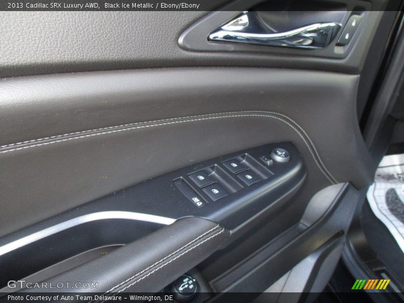 Black Ice Metallic / Ebony/Ebony 2013 Cadillac SRX Luxury AWD
