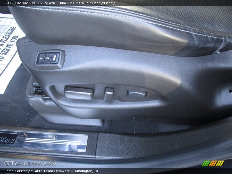 Black Ice Metallic / Ebony/Ebony 2013 Cadillac SRX Luxury AWD