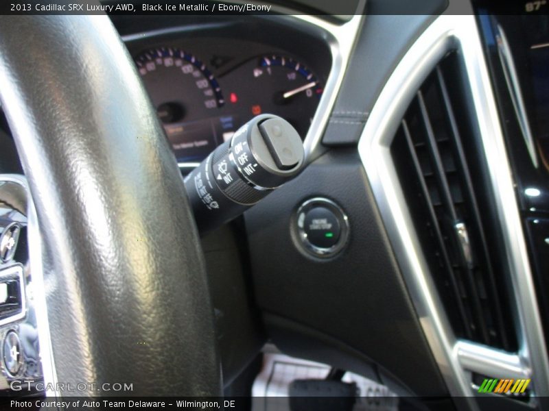 Black Ice Metallic / Ebony/Ebony 2013 Cadillac SRX Luxury AWD