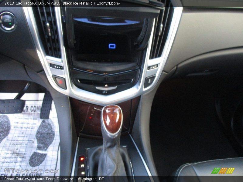 Black Ice Metallic / Ebony/Ebony 2013 Cadillac SRX Luxury AWD