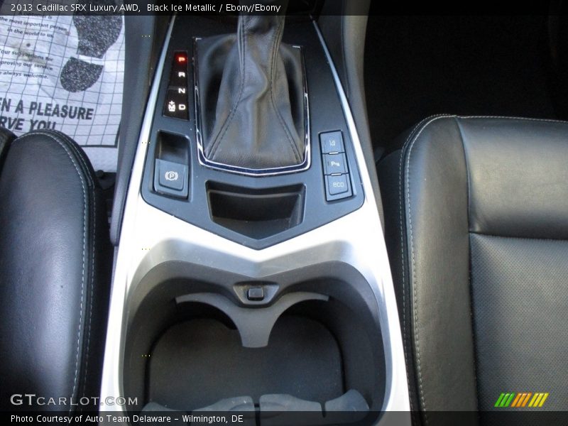 Black Ice Metallic / Ebony/Ebony 2013 Cadillac SRX Luxury AWD