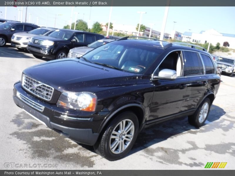 Ember Black Metallic / Off Black 2008 Volvo XC90 V8 AWD
