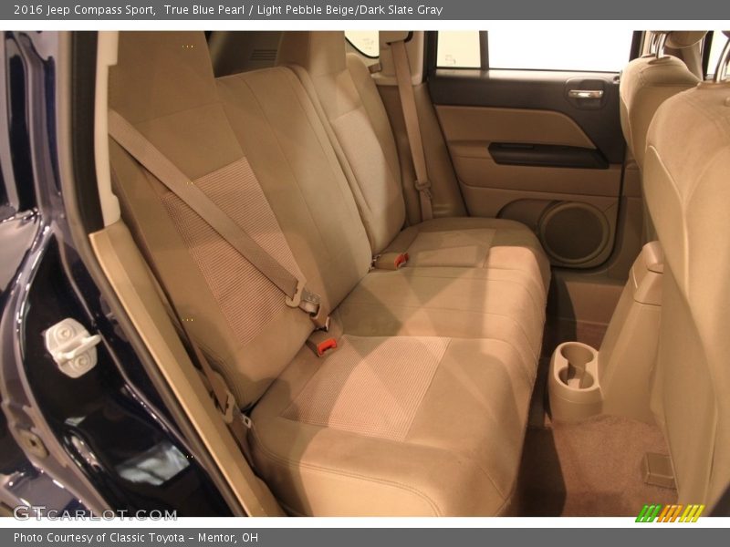 True Blue Pearl / Light Pebble Beige/Dark Slate Gray 2016 Jeep Compass Sport