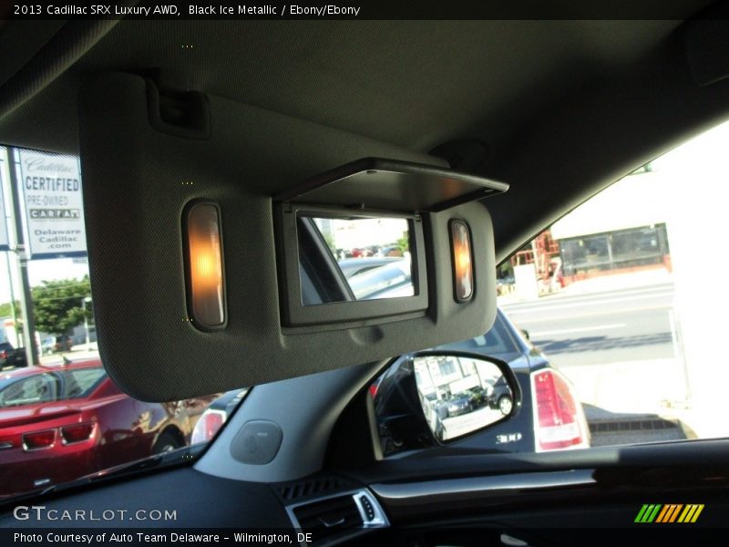 Black Ice Metallic / Ebony/Ebony 2013 Cadillac SRX Luxury AWD